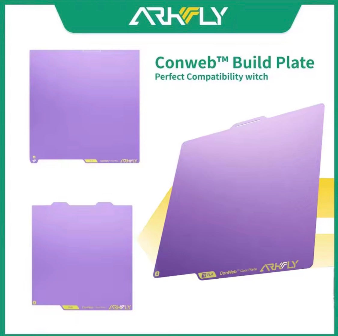 Low-Temperature Cold-Pressed Plate Tuozhu X2D/P2S/P1/A1 Printing Plate X1C Stabilizing Plate